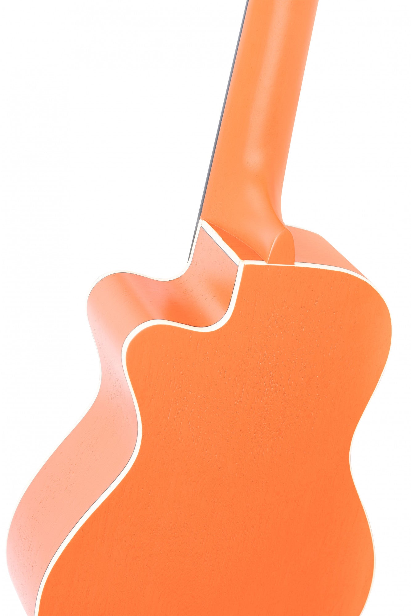 ORTEGA Earth Series Konzert Preamp Ukulele 4 String - Hokkaido Pumpkin Orange