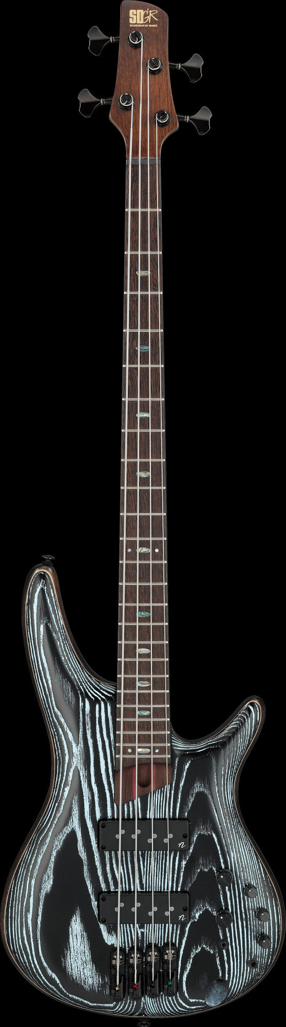 IBANEZ Premium SR E-Bass 4-String - Aqua Wave Low Gloss + Gigbag