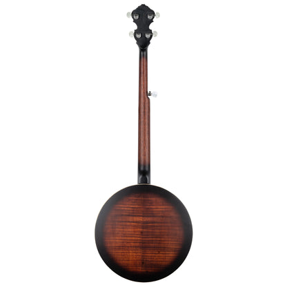 ORTEGA Americana Serie Banjo 5 String - Open Back / Mahogany Satin Whiskey Burst