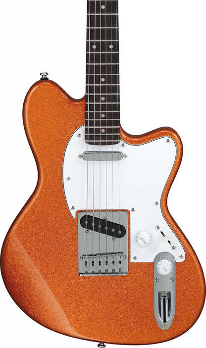 IBANEZ Yvette Young Signature E-Guitar 6 String - Orange Cream Sparkle