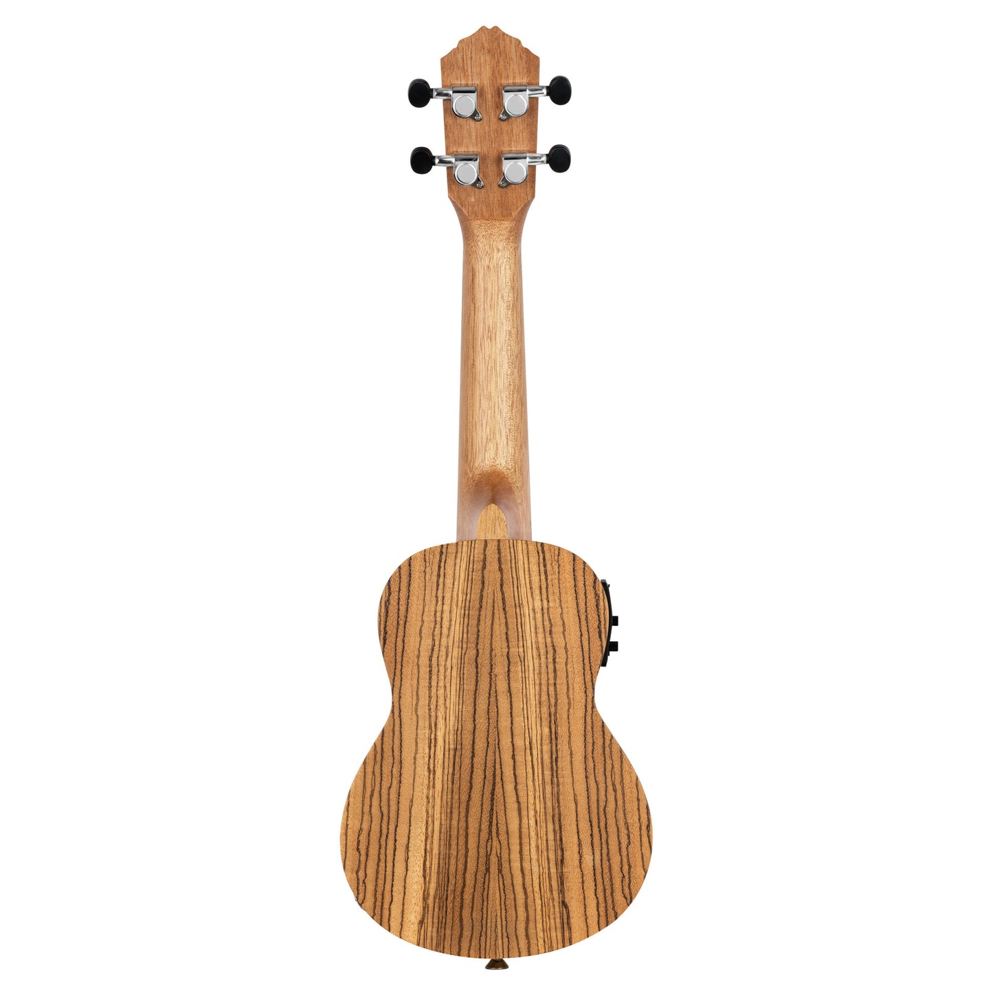 ORTEGA Timber Serie Sopran Preamp Ukulele 4 String - Zebrawood Natural + Bag