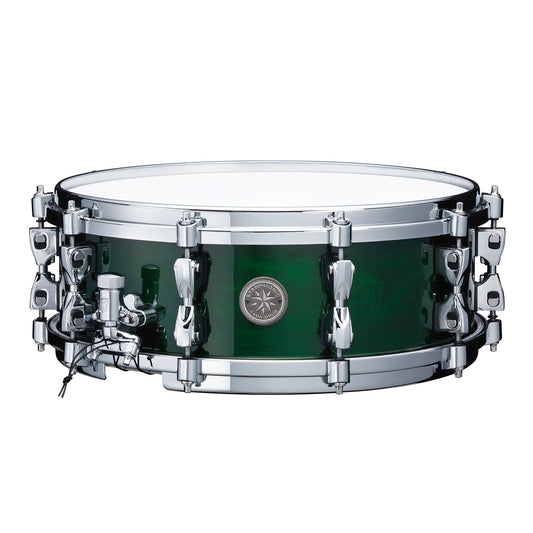 TAMA STARPHONIC Maple Snaredrum 14" x 5" - Emerald Figured Maple/Chrom HW