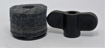 MEINL Percussion Felt Washer + Wing Nut for MCBS