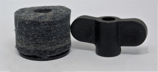 MEINL Percussion Felt Washer + Wing Nut for MCBS