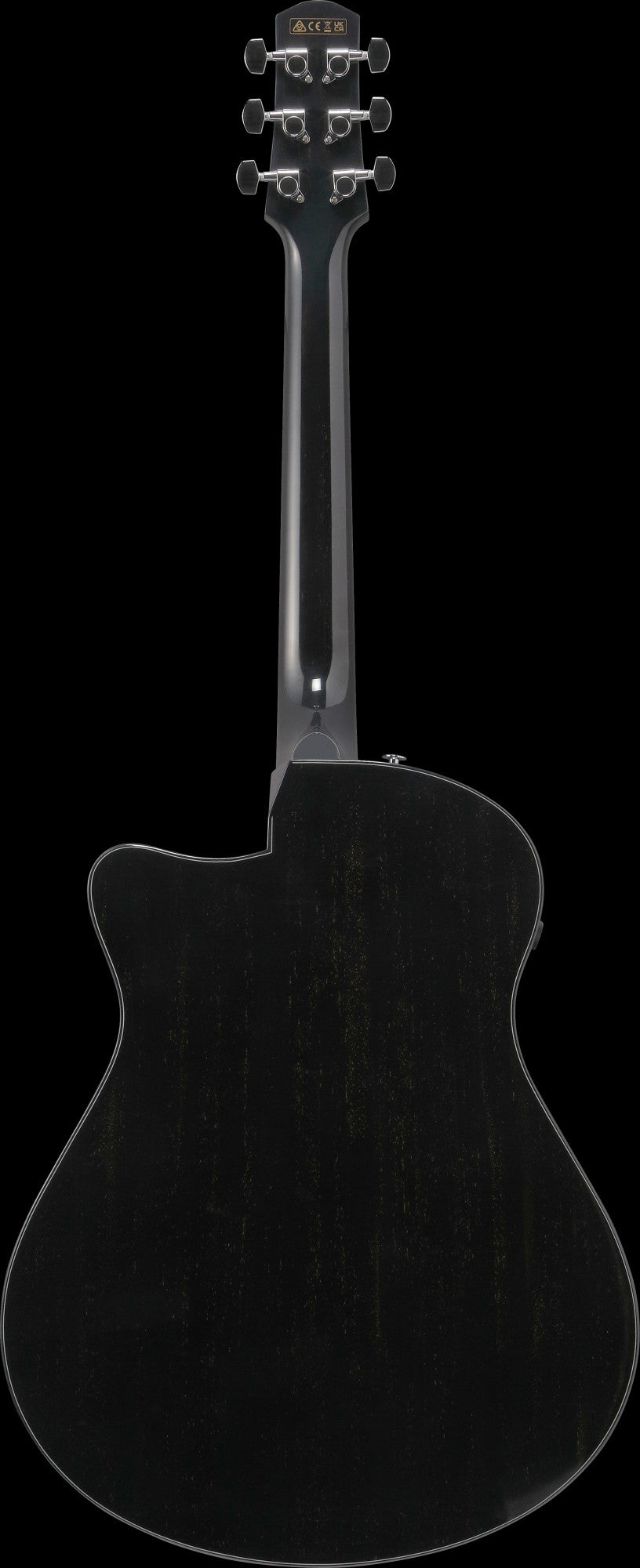 IBANEZ Advanced Acoustic AAM Akustikgitarre 6-String - Rustic Black High Gloss