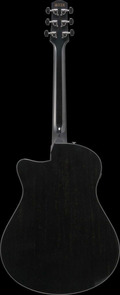 IBANEZ Advanced Acoustic AAM Akustikgitarre 6-String - Rustic Black High Gloss