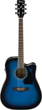 IBANEZ PF Performacne Akustikgitarre 6-String - Transparent Blue Sunburst