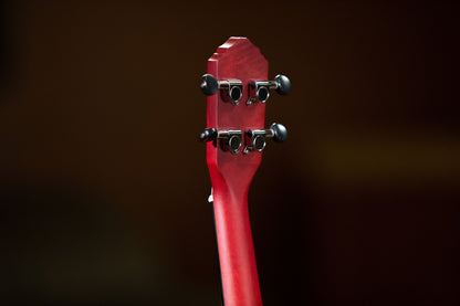 ORTEGA Earth Series Concert Ukulele 4 String - Fire Red
