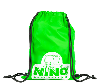 NINO Percussion Gymbag - Green with White Reflector Logo