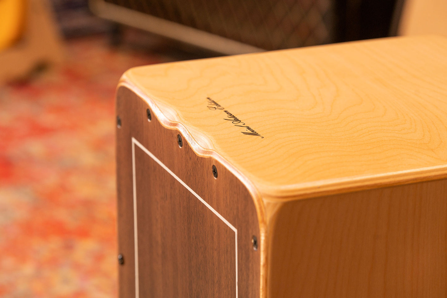 MEINL Percussion Artisan Edition Series String Cajon Cantina Line - Brown Eucalyptus