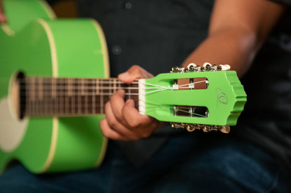 ORTEGA Gaucho Series Acoustic Guitar 6 String - Green Apple + Bag