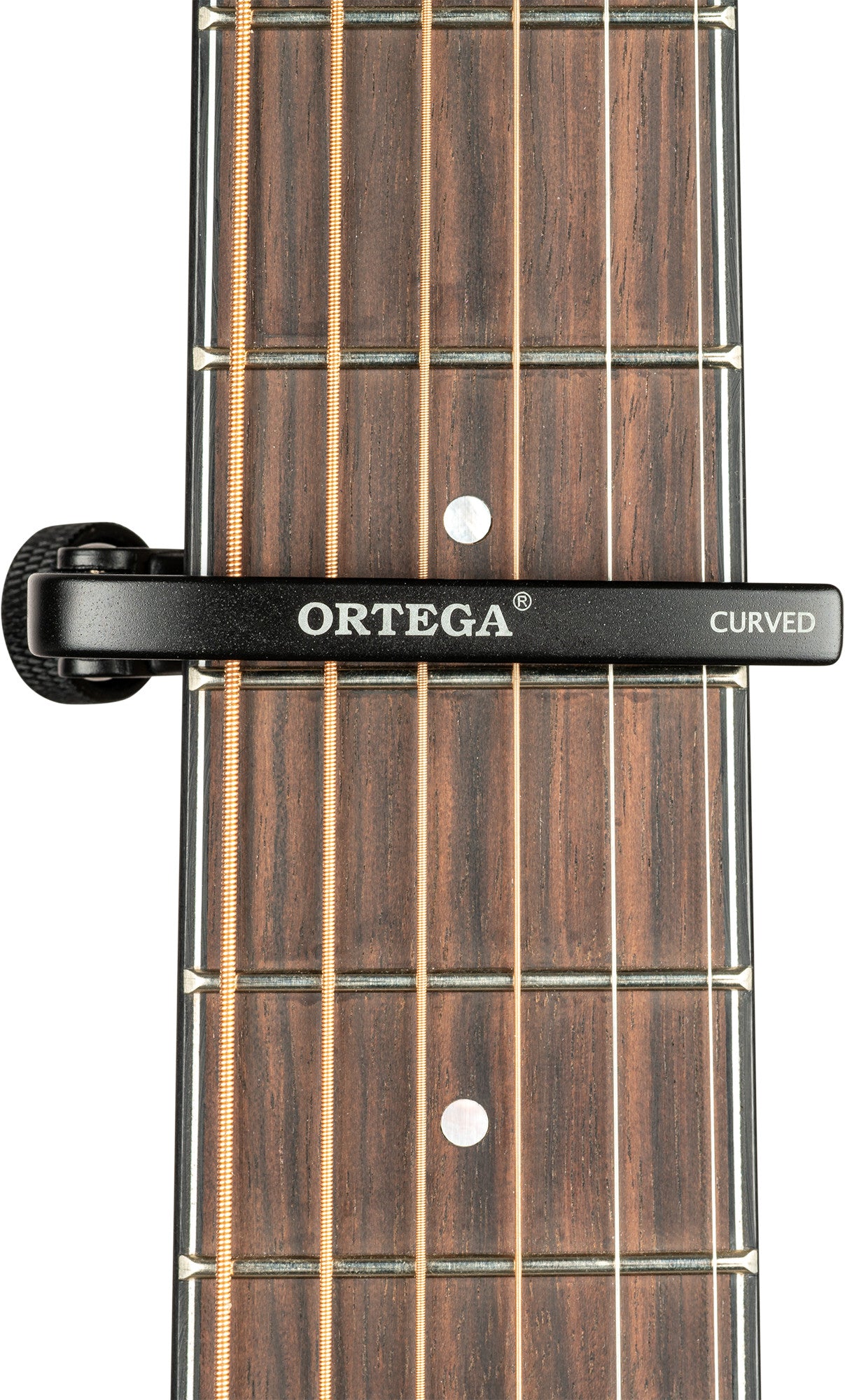 ORTEGA Pro Series Curved Capo - Schwarz