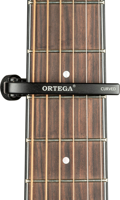ORTEGA Pro Series Curved Capo - Schwarz