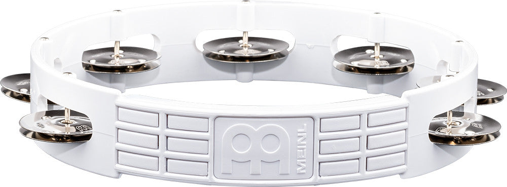 MEINL Percussion Headliner® Series Molded ABS Tambourine - 8" White