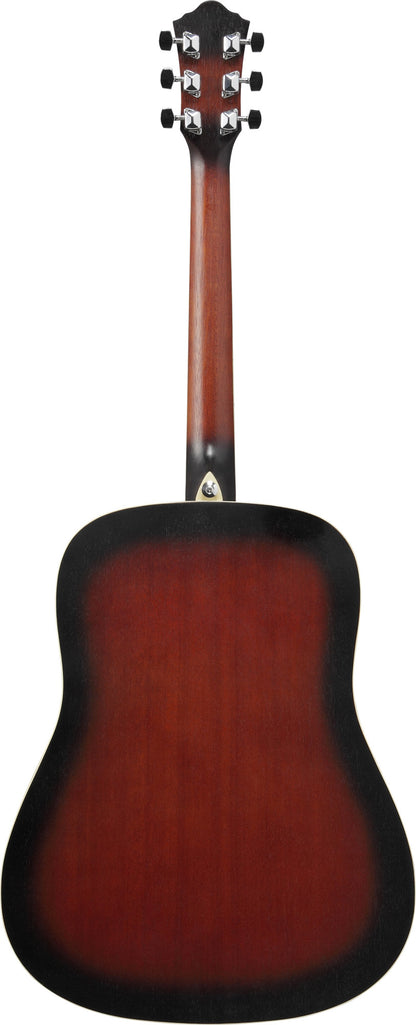 IBANEZ Jampack Acoustic Guitar Set 6-String - Open Pore Vintage Sunburst + Gig Bag, Strap, Tuner & Picks