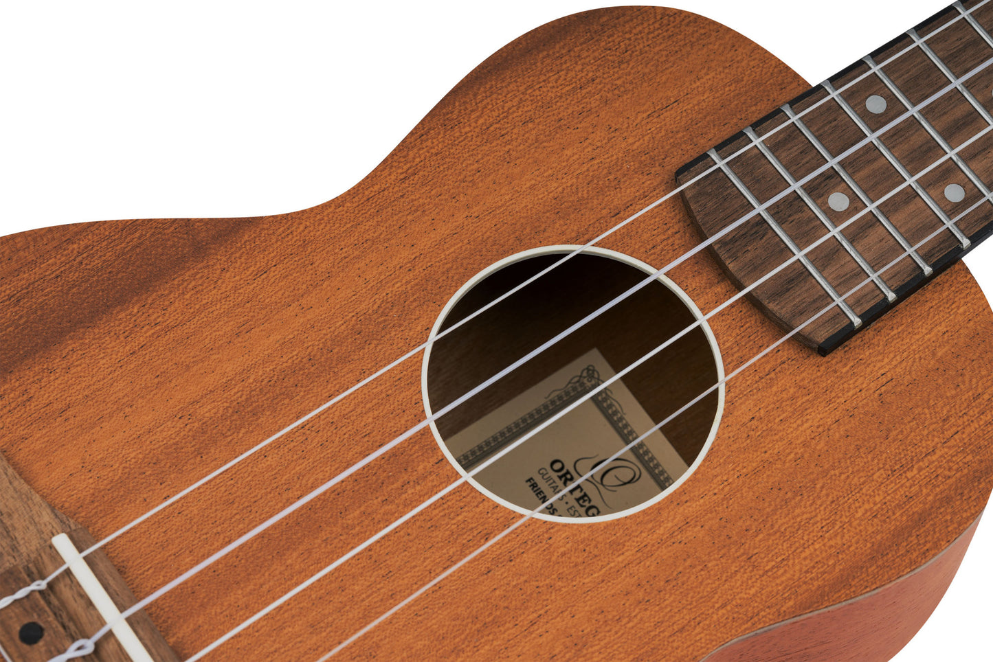 ORTEGA Timber Series Soprano Ukulele 4 String - Sapele Natural + Bag