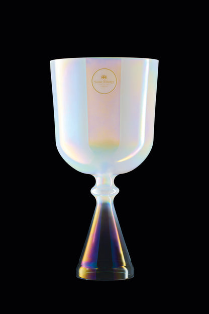 MEINL Sonic Energy Crystal Singing Chalice 6.75" - C4/Root Chakra/440 Hz - Creamy