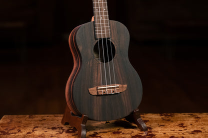 ORTEGA Timber Serie Tenor Ukulele 4 String - Ebony Natural + Bag