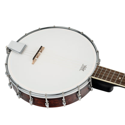 ORTEGA Americana Series Banjo 5 String - Open Back / Mahogany Satin Whiskey Burst