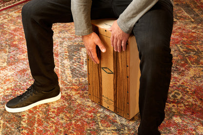 MEINL Percussion Artisan Edition Series String Cajon Tango Line - Limba