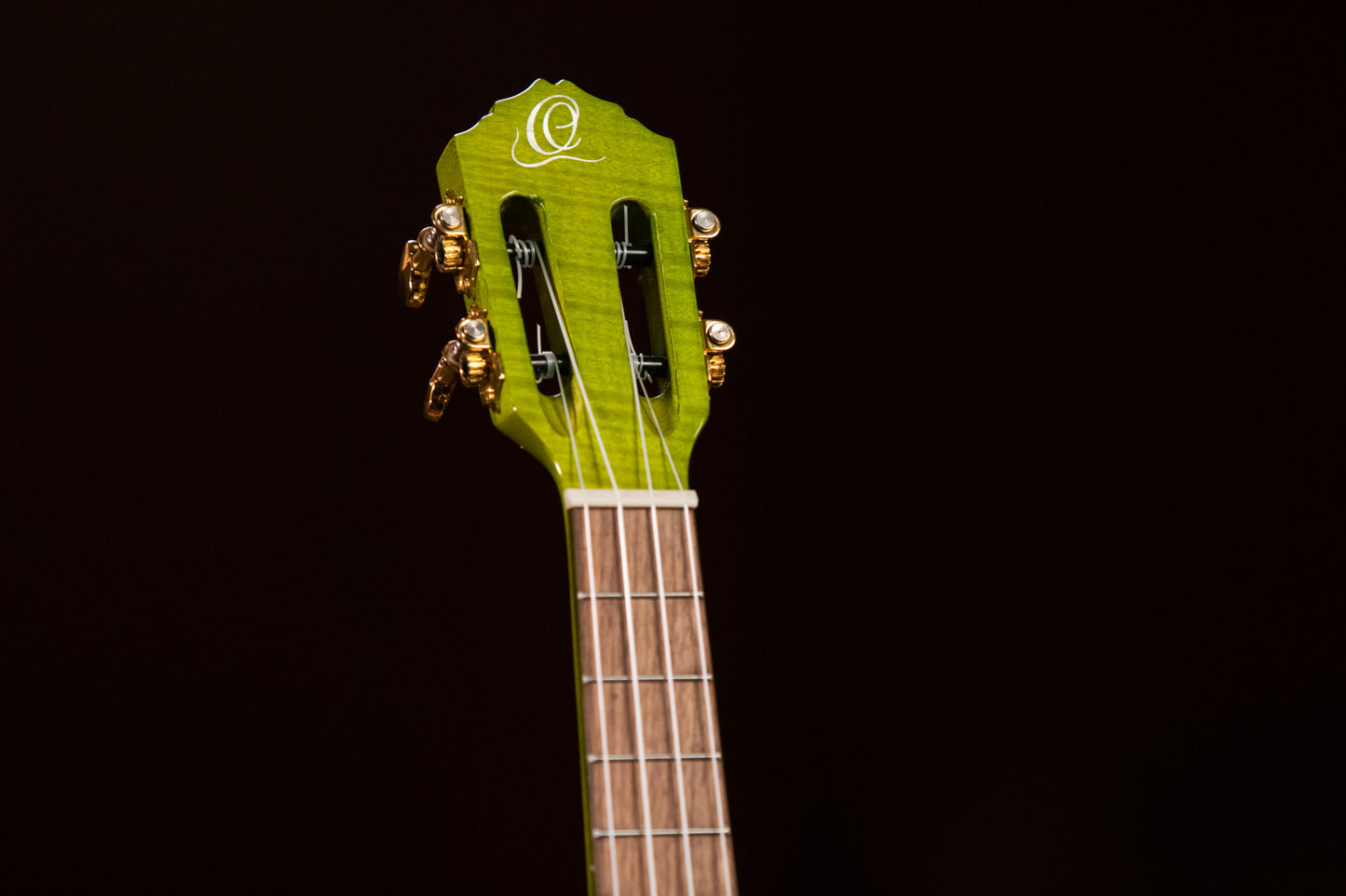 ORTEGA Prism Serie Tenor Ukulele 4 String - Flamed Maple Ivy Fade + Bag