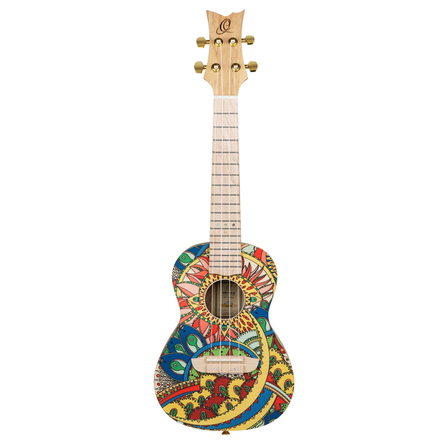 ORTEGA Art Serie Konzert Ukulele 4 String - Spruce / Catalpa Mystic India