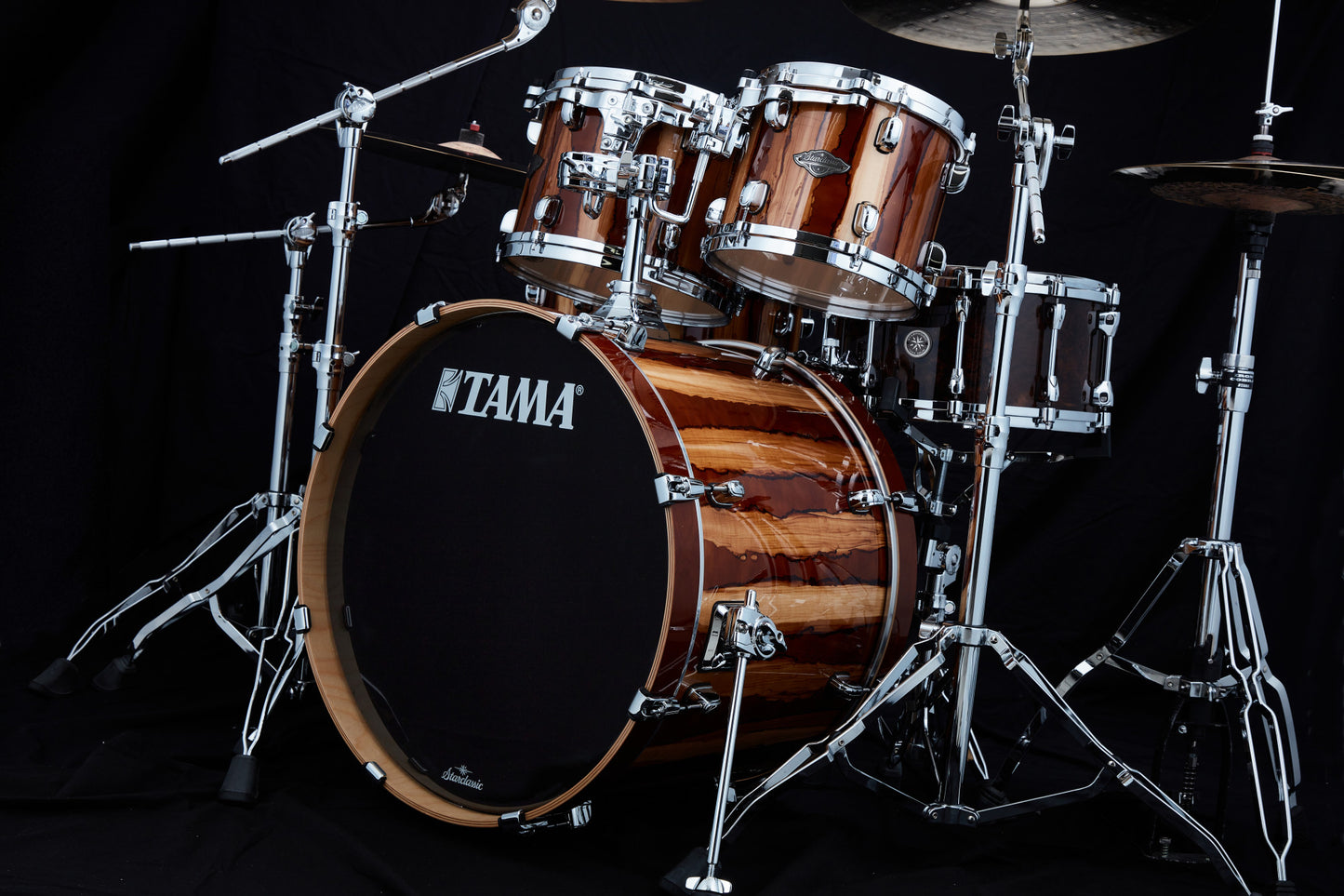 TAMA Starclassic Performer Shell Kit 4 teilig - Caramel Aurora/Chrom HW