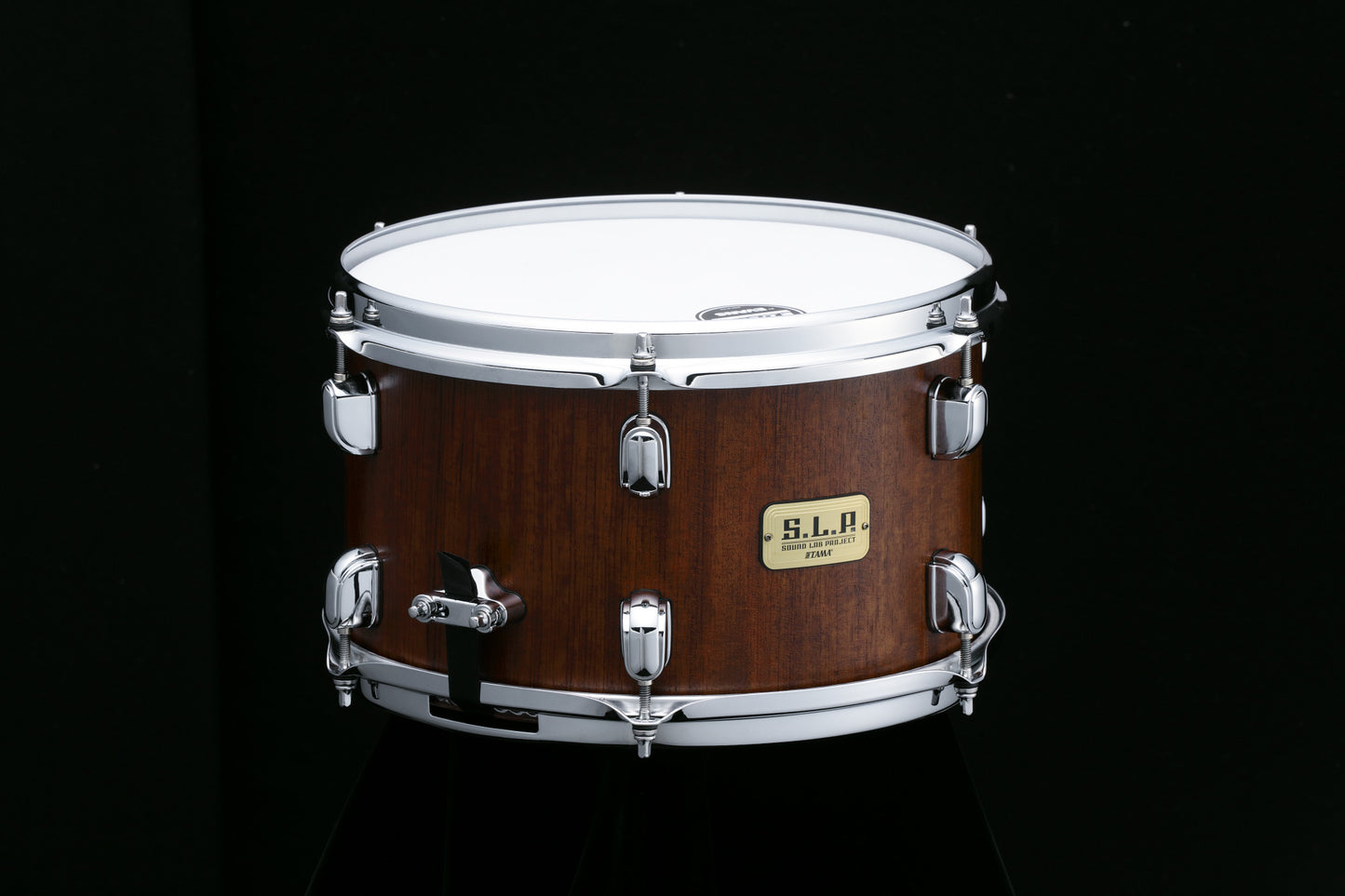 TAMA S.L.P. Mod Bubinga Snaredrum 12" x 7" - Satin Bubinga/Chrom HW