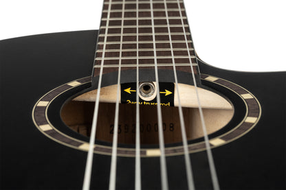 ORTEGA Family Series 3/4 Konzertgitarre 6-String - Satin Black + Gigbag