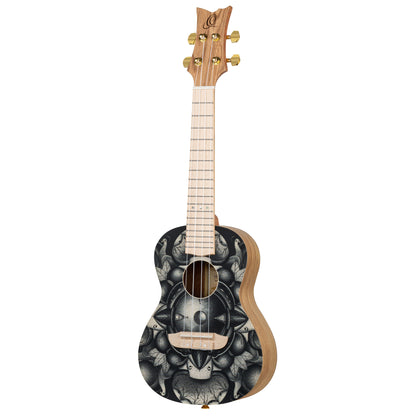 ORTEGA Art Serie Konzert Ukulele 4 String - Spruce / Catalpa Birds