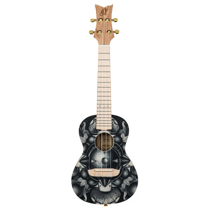 ORTEGA Art Serie Konzert Ukulele 4 String - Spruce / Catalpa Birds