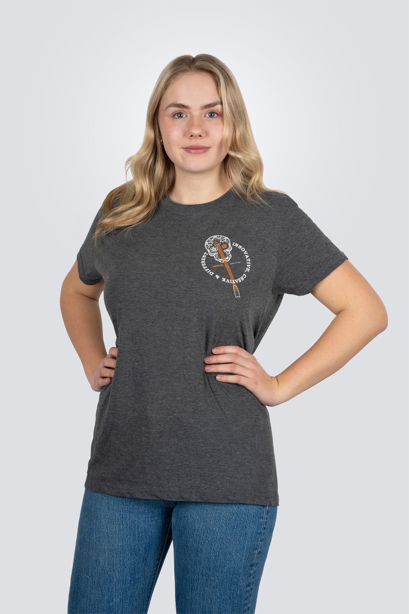 ORTEGA Skull T-Shirt - Vintage Black/L
