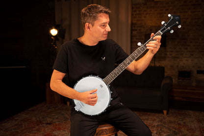 ORTEGA Americana Series Banjo 5 String - Open Back / Mahogany Satin Whiskey Burst