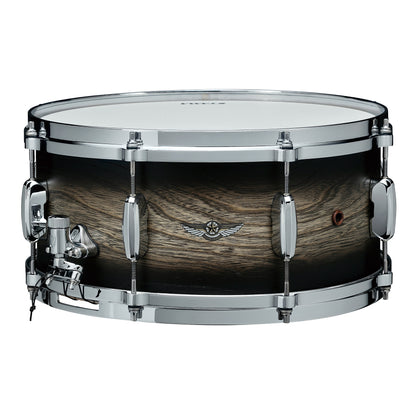 TAMA STAR Walnut Snaredrum 14" x 5,5" - Satin Black Japanese Sen Burst/Chrom HW