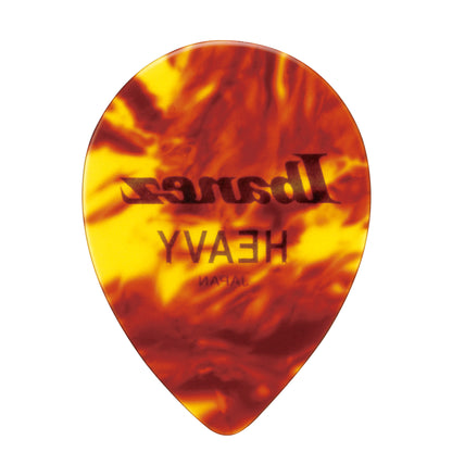 IBANEZ Celluloid Picks 6er Pack - Yellow Brown Marbled