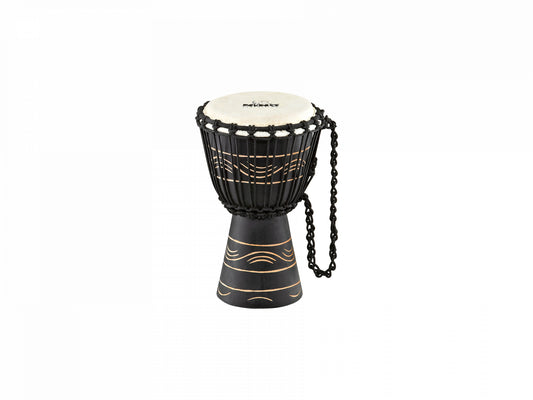 NINO Percussion Moon Rhythm Series Original African Style Rope Tuned Wood Djembe - 7"