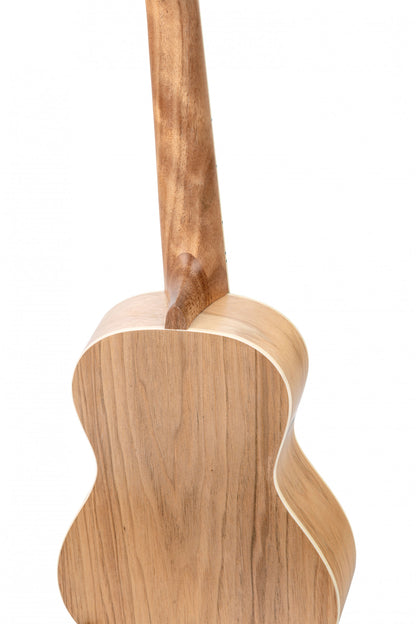 ORTEGA Element Serie Konzert Ukulele 4 String - Spruce / Catalpa Metallic Green + Bag