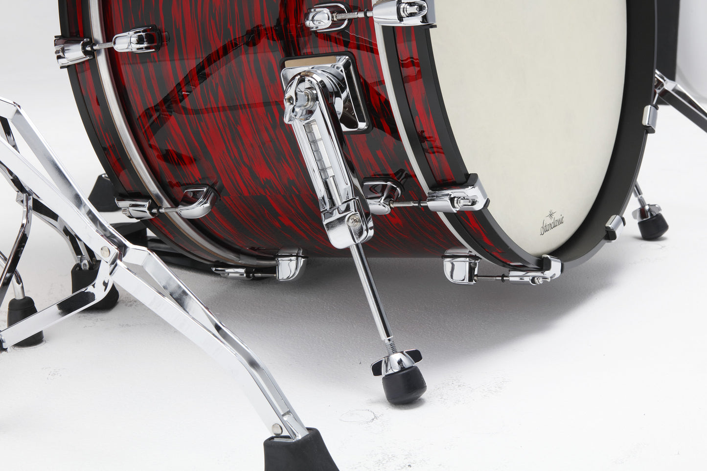 TAMA Starclassic Maple Duracover Wrap Shell Kit 3 teilig - Red Oyster/Chrom HW