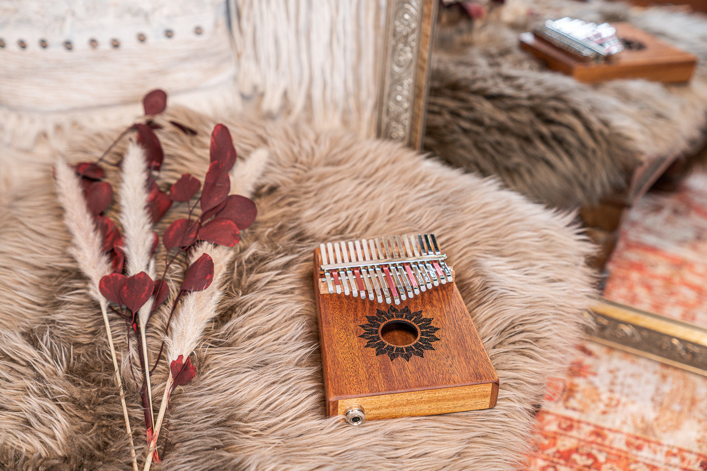 Meinl Sonic Energy Soundhole Pickup Kalimba - 17 Töne / Mahagoni