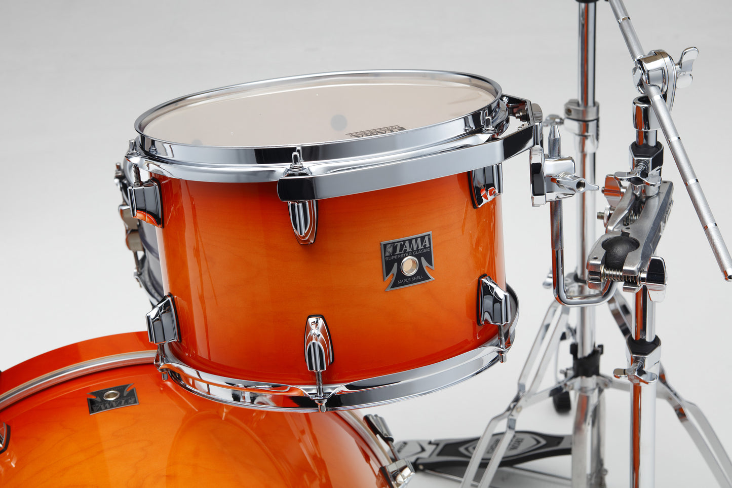 TAMA Superstar Classic Drum Set 3 teilig - Tangerine Lacquer Burst/Chrom HW + SM5W Hardware Kit