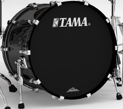 TAMA Starclassic Walnut/Birch Lacquer Bass Drum 22" x 16" - Piano Black/Chrom HW/ohne Tom Halter