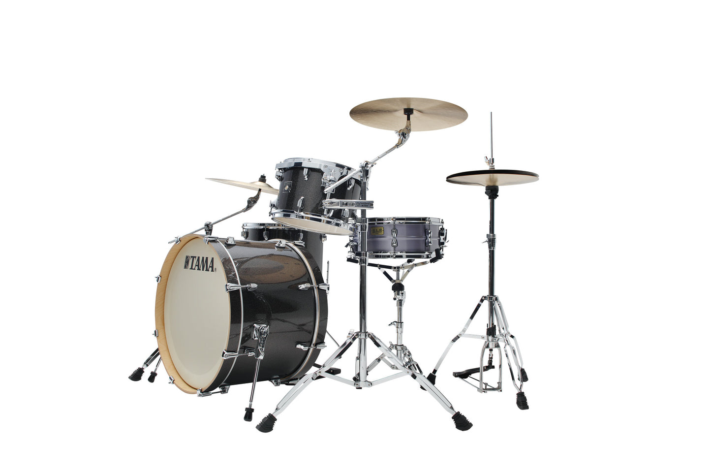 TAMA Superstar Classic Drum Set 3 teilig - Midnight Gold Sparkle/Chrom HW + SM5W Hardware Kit