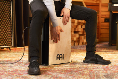 MEINL Percussion Bass Series Pickup Vertical Subwoofer Cajon - Baltic Birch
