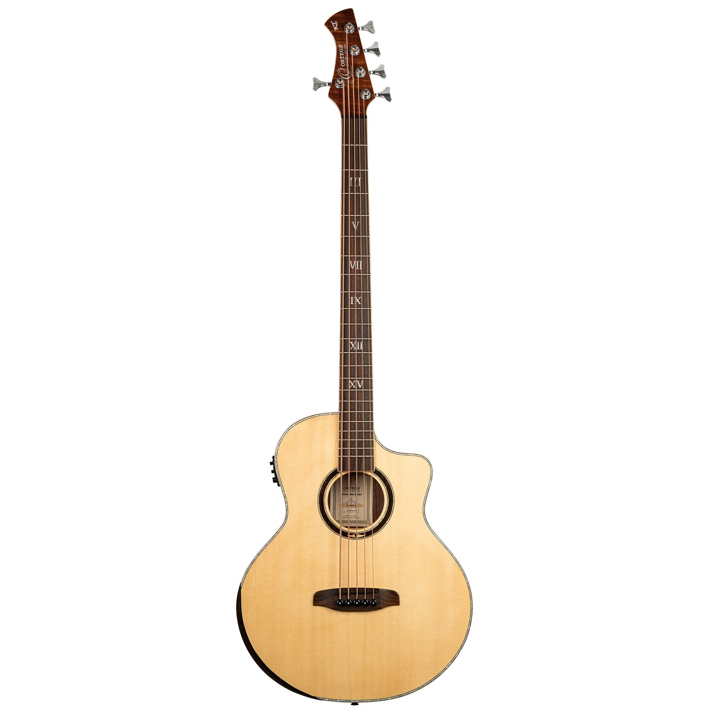 ORTEGA Ken Taylor Signature Series Acoustic Bass 5-String - Natural + Gigbag