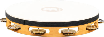 MEINL Percussion Traditional Wood Series Headed Tambourine - 10"