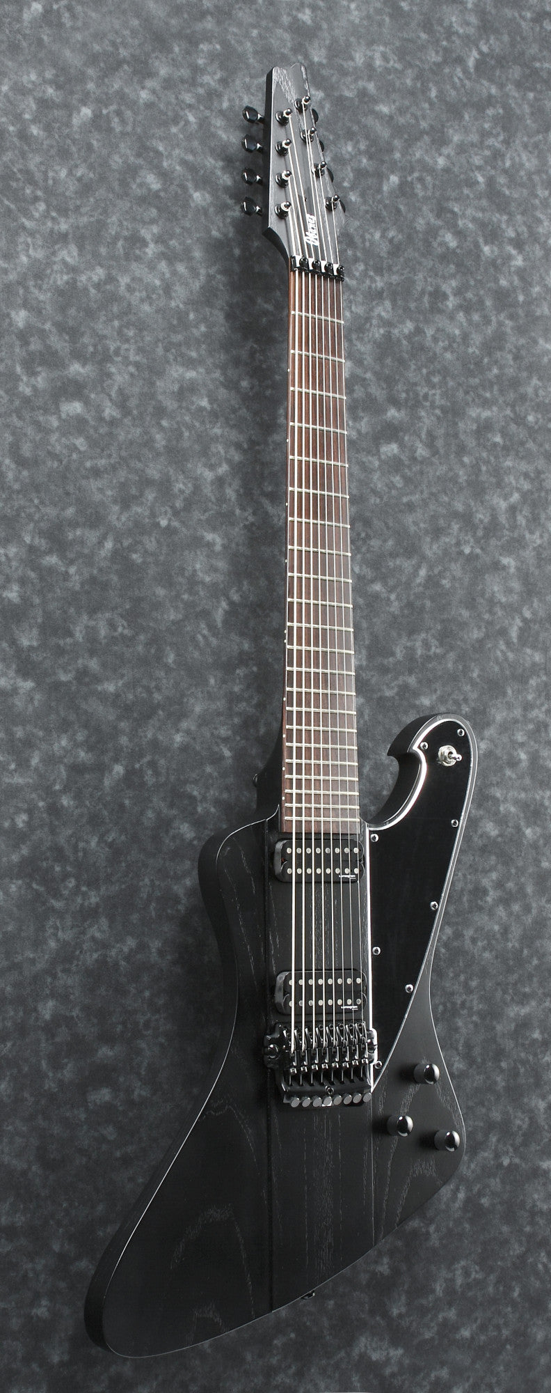 IBANEZ Fredrik Thordendal Meshugga "Stonemen" Signature E Gitarre 8-String - Weathered Black + Case