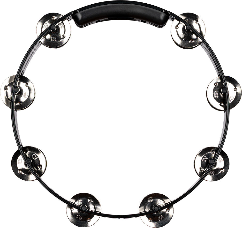 MEINL Percussion Headliner® Series Molded ABS Tambourine - 10" Black