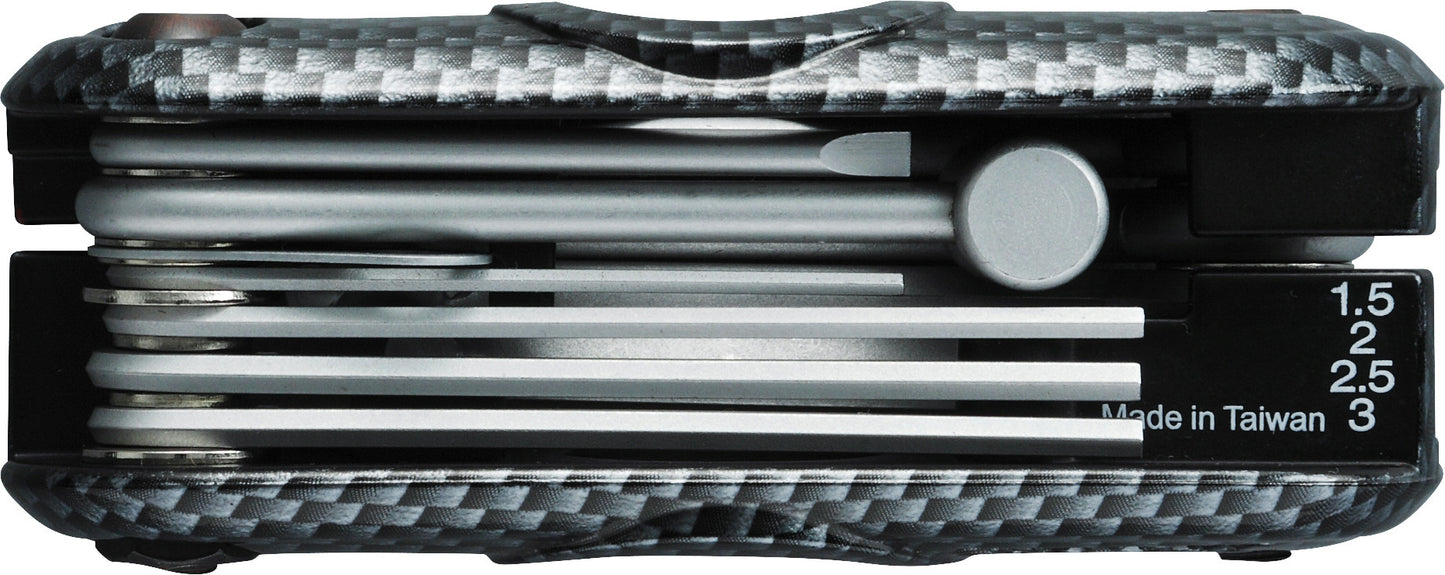 IBANEZ Multi-Tool - 11 Werkzeuge in Einem - Carbon Muster - Limited Edition
