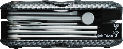 IBANEZ Multi-Tool - 11 Werkzeuge in Einem - Carbon Muster - Limited Edition
