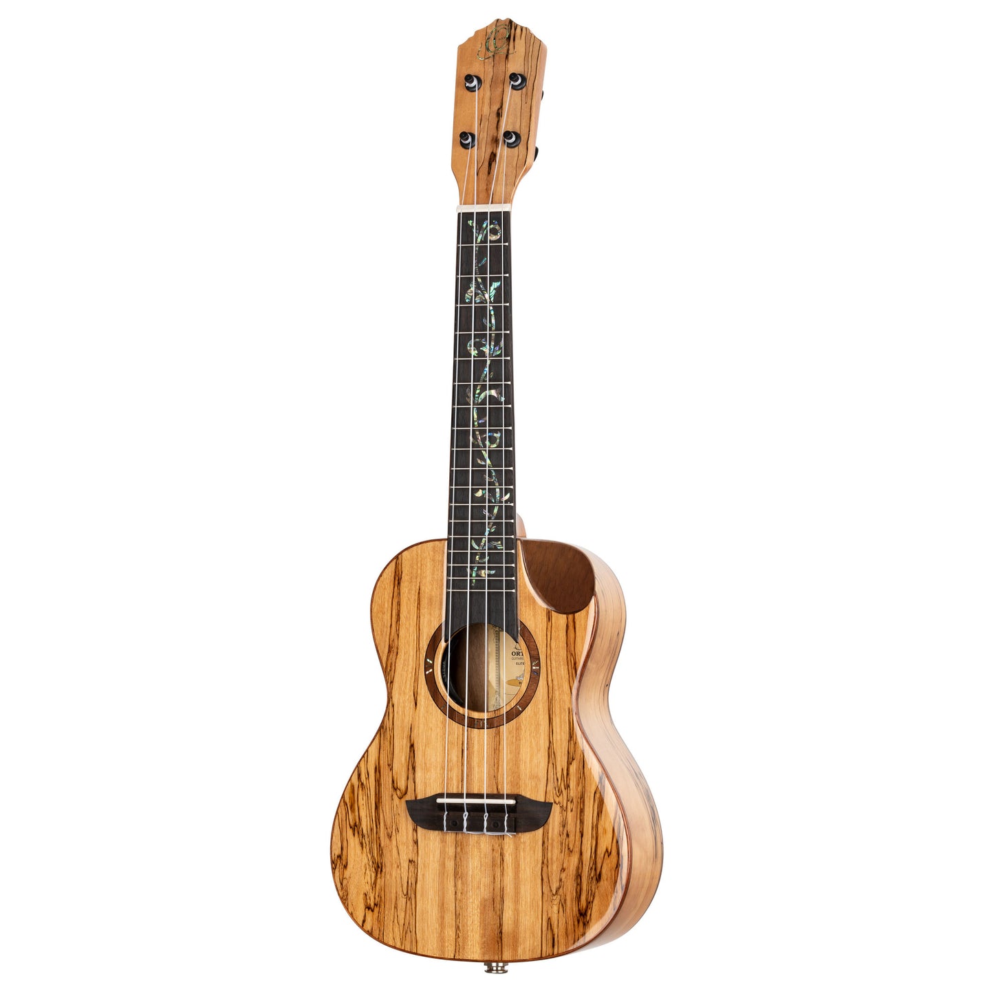 ORTEGA Elite Series Concert Ukulele 4 String - Spalted Maple Natural + Bag